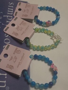 Simply Southern Tracking Bracelet You Qty 2 Turtle,  1 Elephant